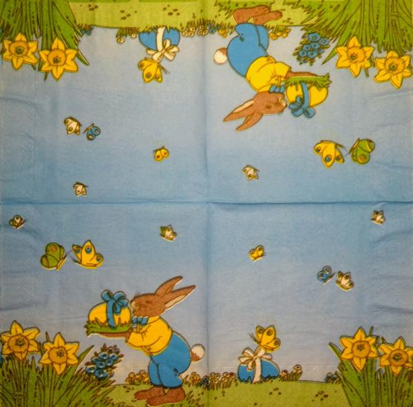 184 Rabbits:  unnatürlich - 3-ply - 35x35 cm